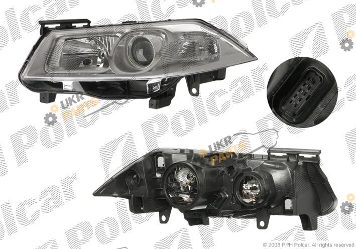 Основная фара Polcar 601309-E