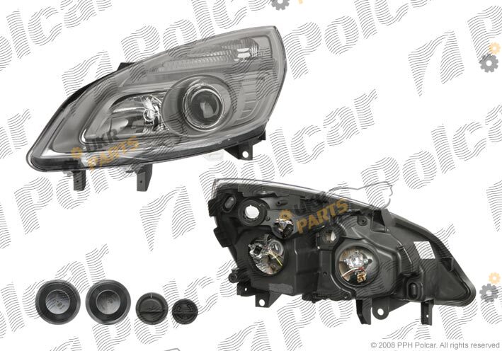 Основная фара Polcar 607209-E