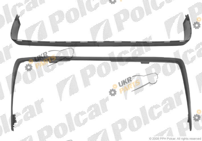 Спойлер бампера Polcar 501599