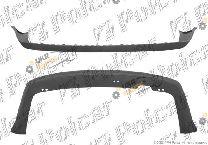 Спойлер бампера Polcar 951299