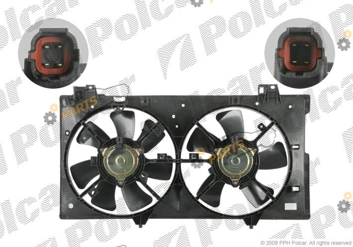 Вентилятор охлаждения двигателя Polcar 451923W2