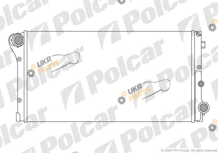 Радиатор охлаждения двигателя Polcar 300308A3