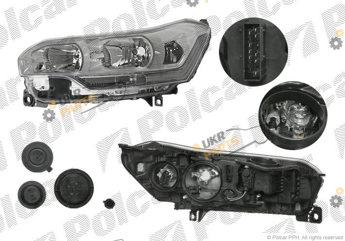 Основная фара Polcar 2334090E