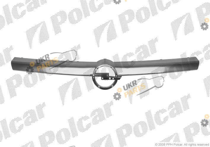 Облицовка / защитная накладка, облицовка радиатора Polcar 550905-1