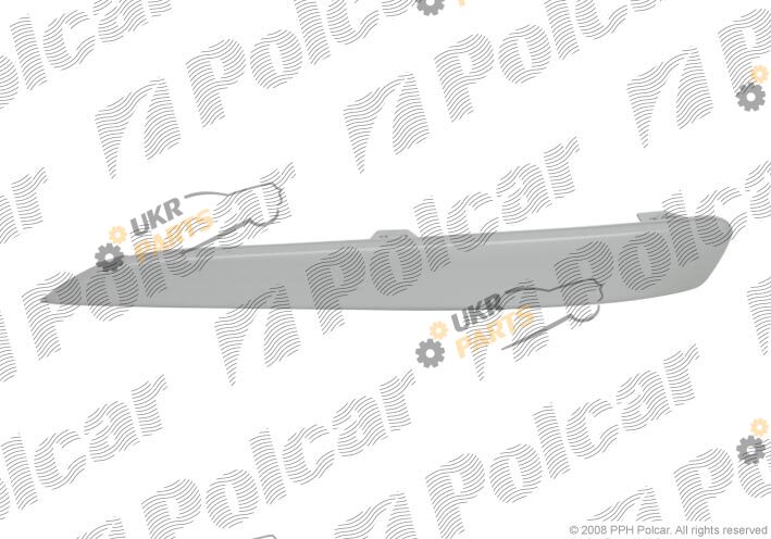 Накладка бампера Polcar 550907-6
