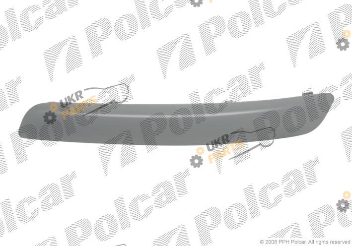 Накладка бампера Polcar 95130715