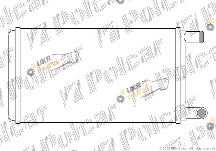 Радиатор печки Polcar 5061N8-1