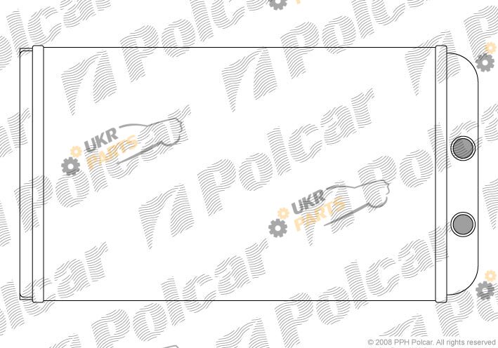 Радиатор печки Polcar 5702N8-2