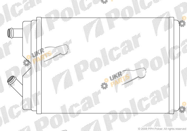 Радиатор печки Polcar 9032N8-1