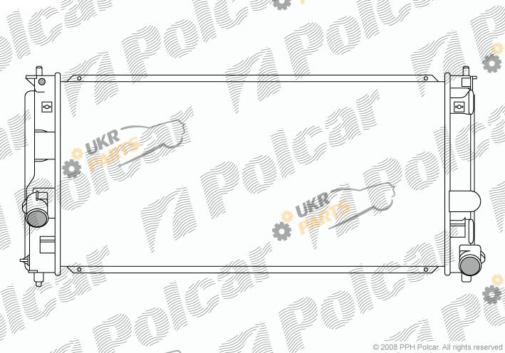 Радиатор охлаждения двигателя Polcar 8157081K