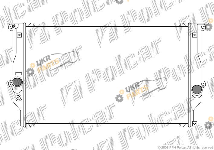 Радиатор охлаждения двигателя Polcar 8148085K