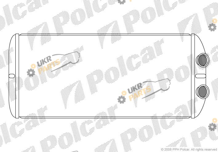 Радиатор печки Polcar 2329N83X