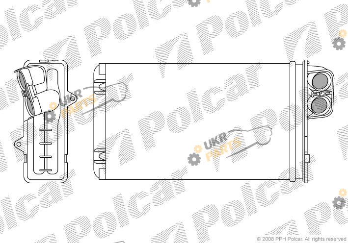 Радиатор печки Polcar 5746N8-1