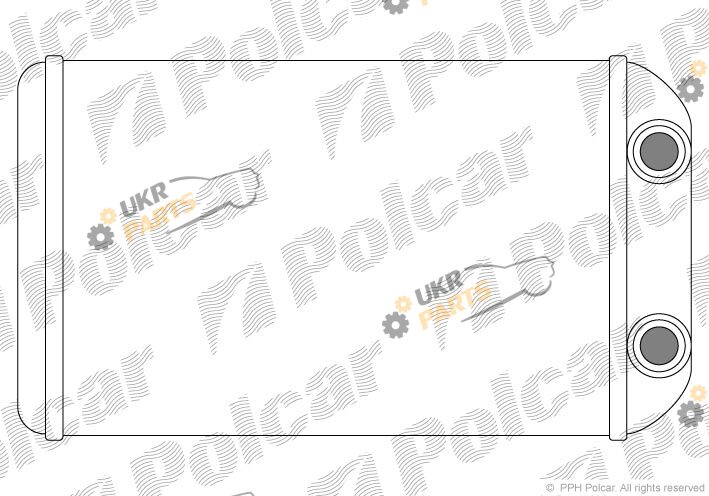 Радиатор печки Polcar 8112N8-1