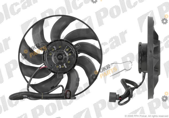 Вентилятор охлаждения двигателя Polcar 956823U2