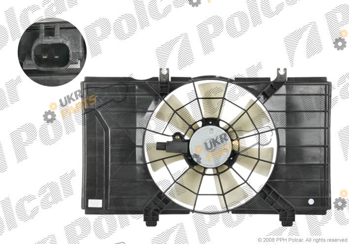 Вентилятор охлаждения двигателя polcar 240323W2