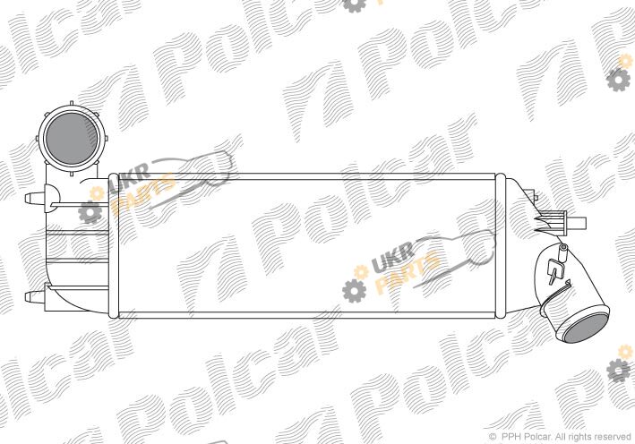 Интеркулер Polcar 2381J8-1