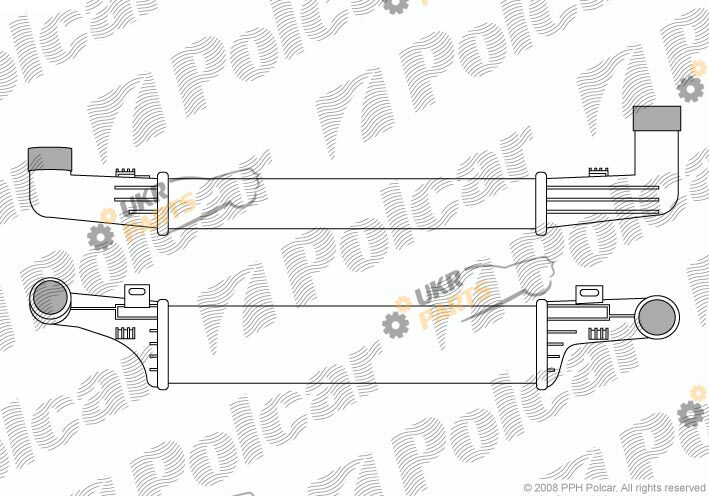 Интеркулер Polcar 5015J8-4