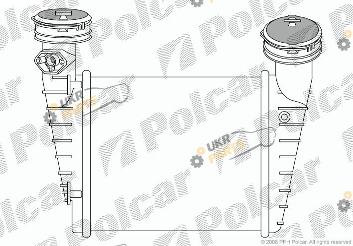 Интеркулер Polcar 9548J8-2
