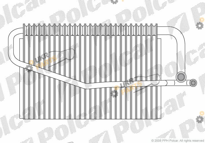 Испаритель кондиционера Polcar 5003P8-1