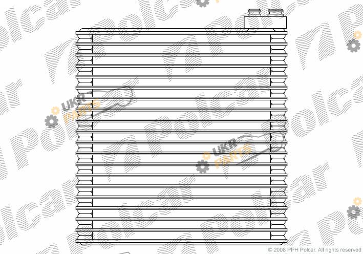 Испаритель кондиционера Polcar 8114P8-1