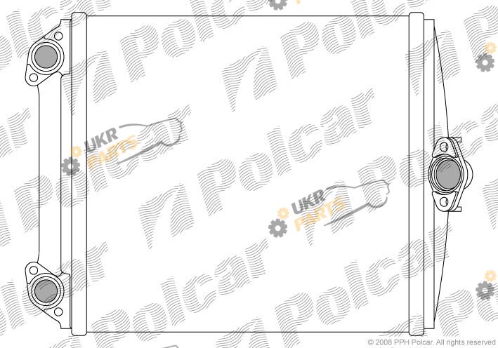 Радиатор печки Polcar 5014N8-2