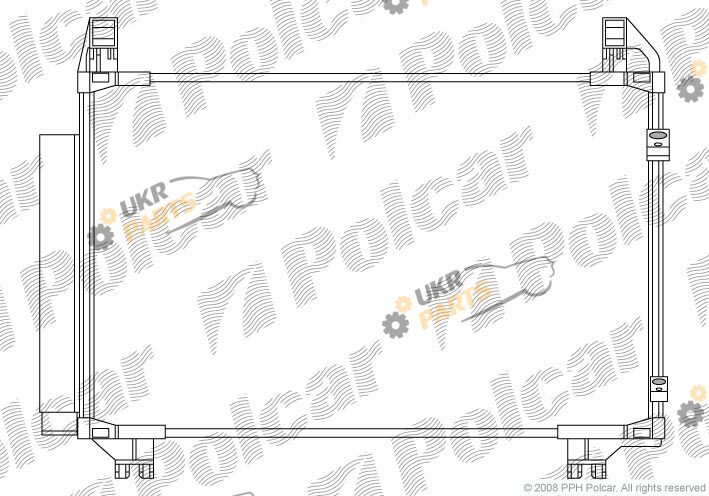 Датчик включения вентилятора Polcar 8105K81K