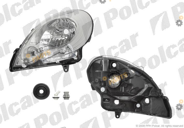 Основная фара Polcar 606209-E