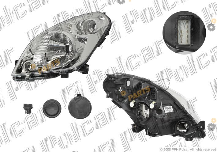 Основная фара Polcar 740609-E