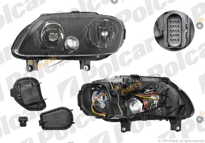Основная фара Polcar 9575092E