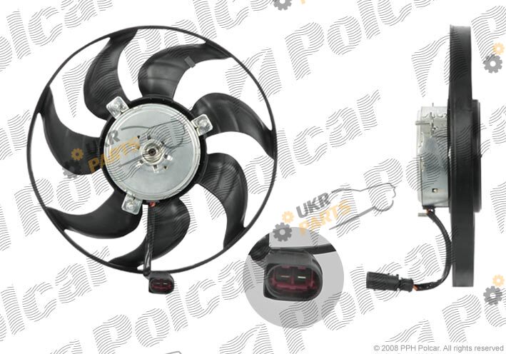 Вентилятор охлаждения двигателя Polcar 133123U5