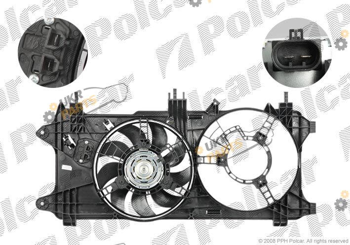 Вентилятор охлаждения двигателя Polcar 304123W2