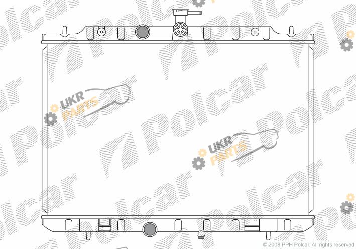 Радиатор охлаждения двигателя Polcar 2751081K