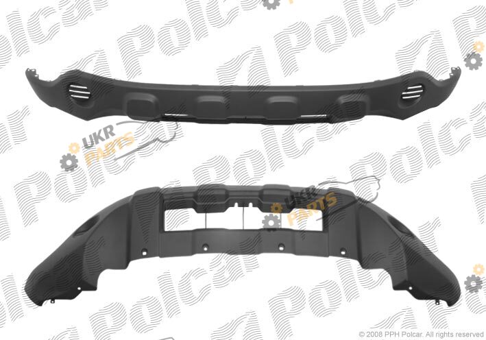 Спойлер бампера Polcar 387807-5