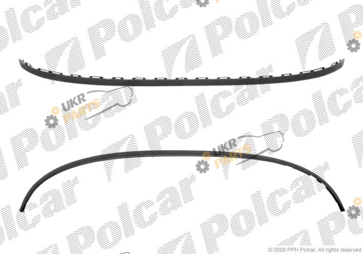 Спойлер бампера Polcar 600125