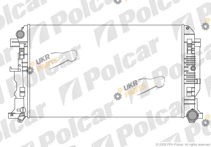 Радиатор охлаждения двигателя Polcar 5065083X