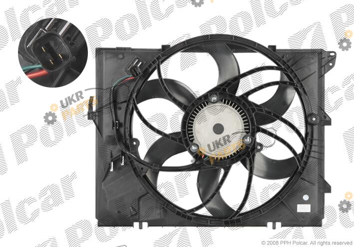 Вентилятор охлаждения двигателя Polcar 204023W1