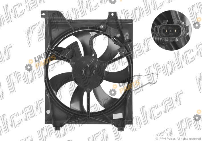 Вентилятор охлаждения двигателя Polcar 411723W2