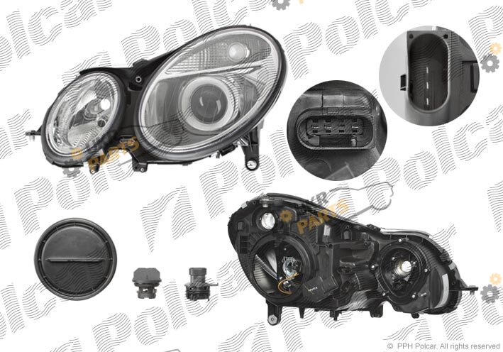 Основная фара Polcar 501609-E