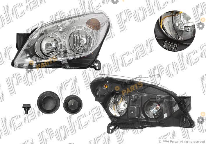 Основная фара Polcar 551010-E