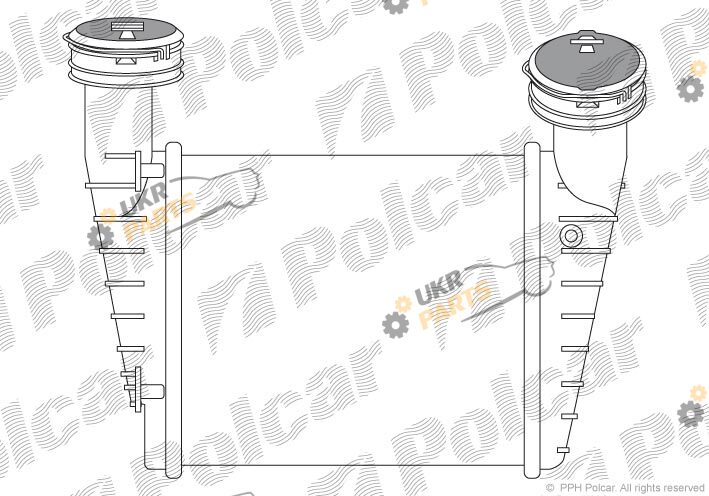 Интеркулер Polcar 9548J8-5
