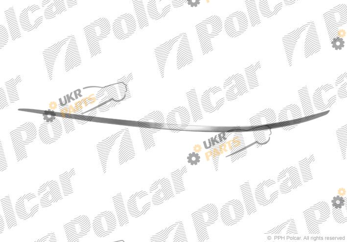 Накладка бампера Polcar 500607-6