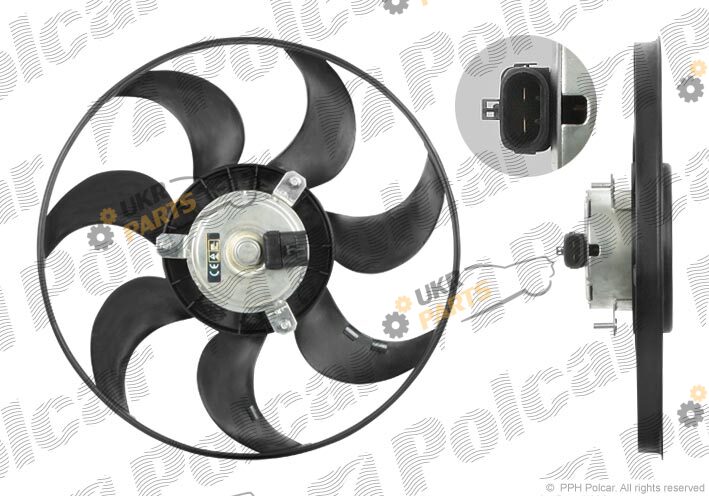 Вентилятор охлаждения двигателя Polcar 550723U2