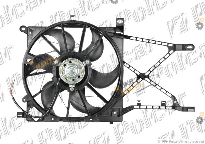 Вентилятор охлаждения двигателя Polcar 550923W2
