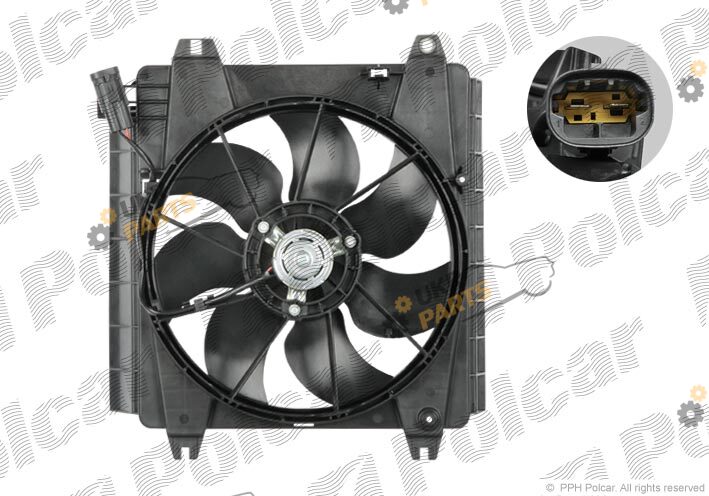 Вентилятор охлаждения двигателя Polcar 571623W3