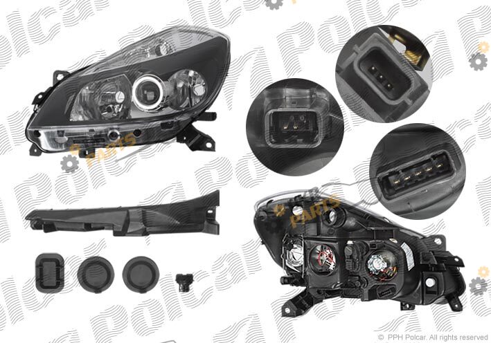 Основная фара Polcar 6055094E