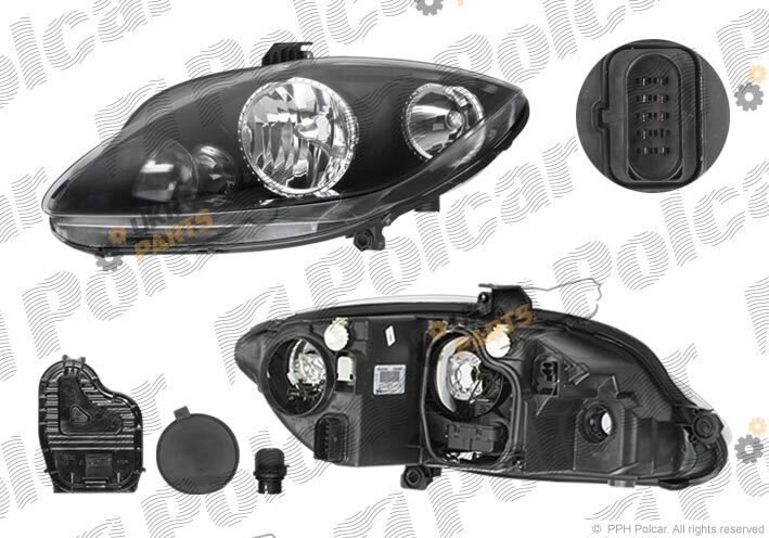 Основная фара Polcar 6755093V