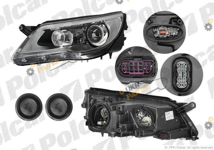 Основная фара Polcar 9585091H