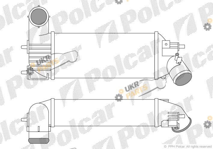 Интеркулер Polcar 2332J8-1