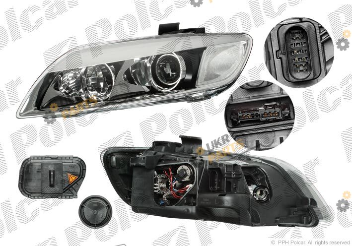 Основная фара Polcar 1370091V